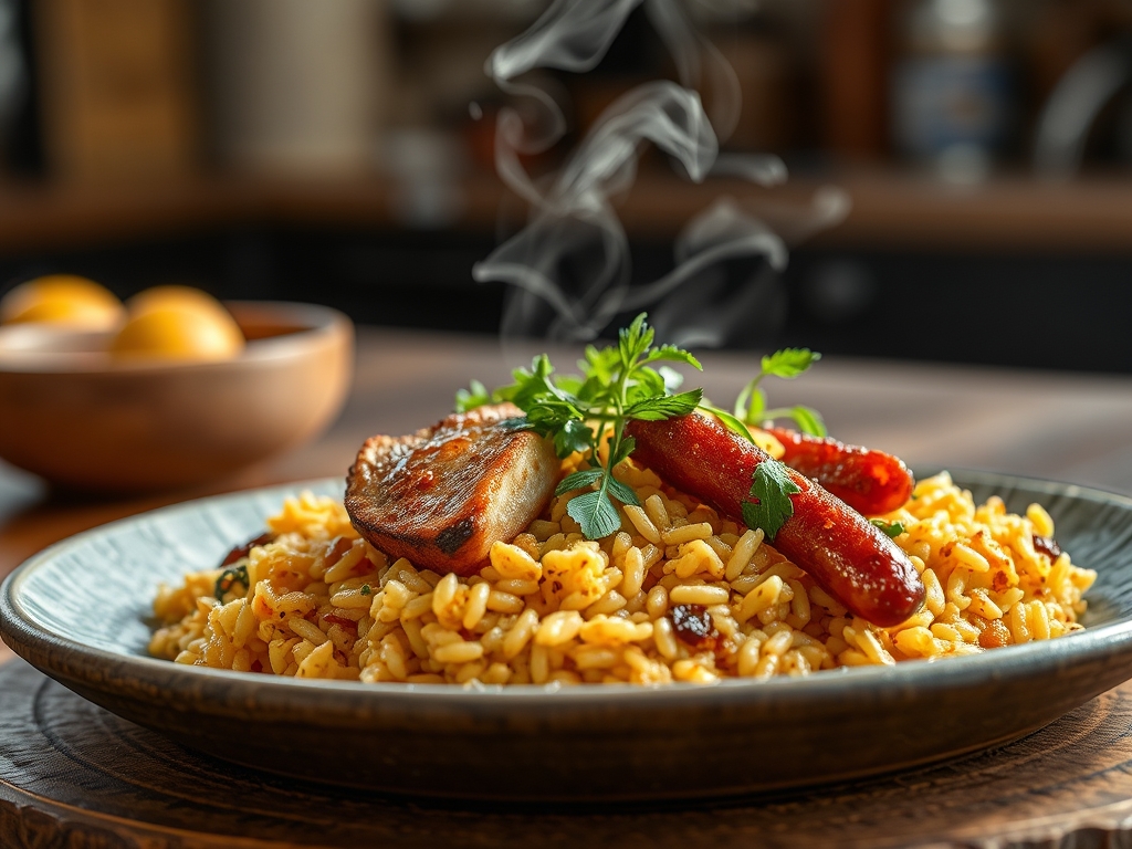 Arroz de pato à antiga com chouriço