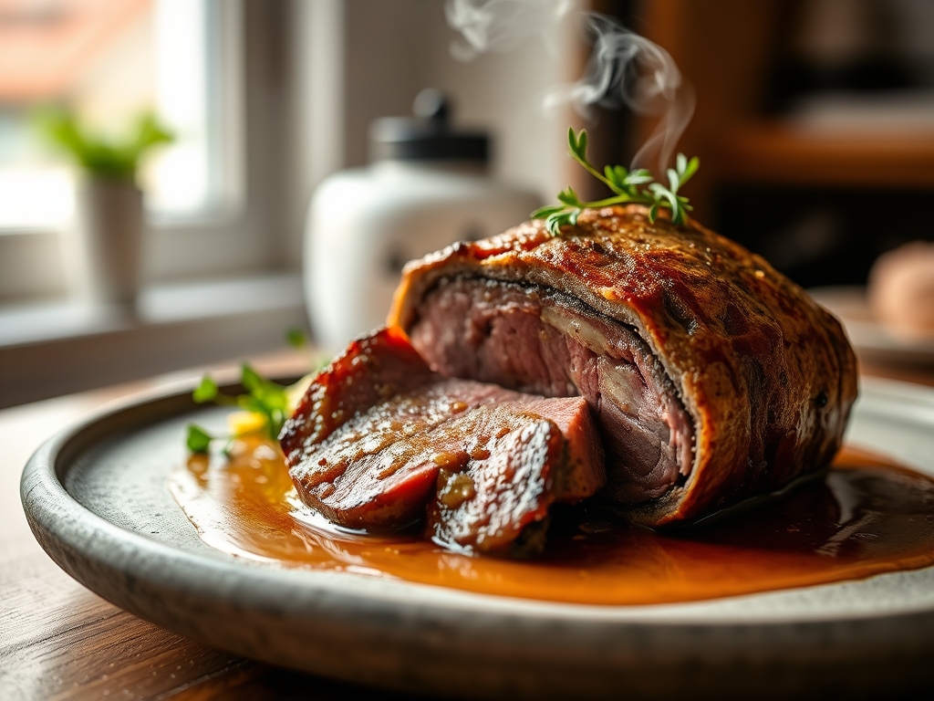 Bife Wellington à portuguesa