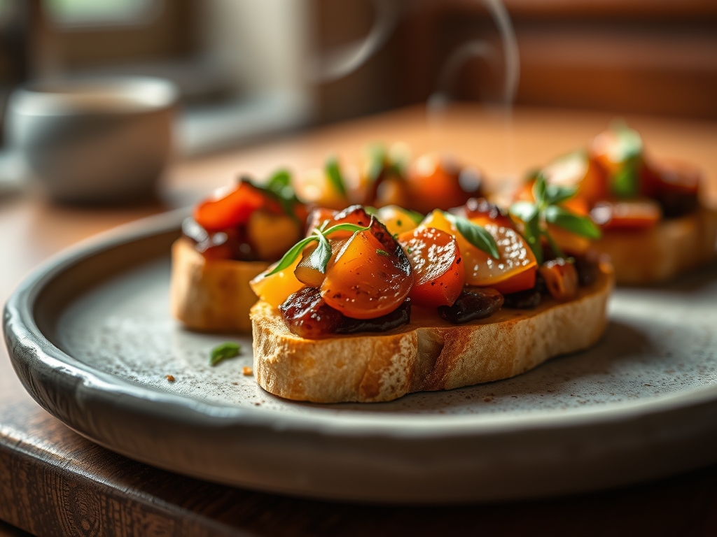Bruschetta de presunto pata negra