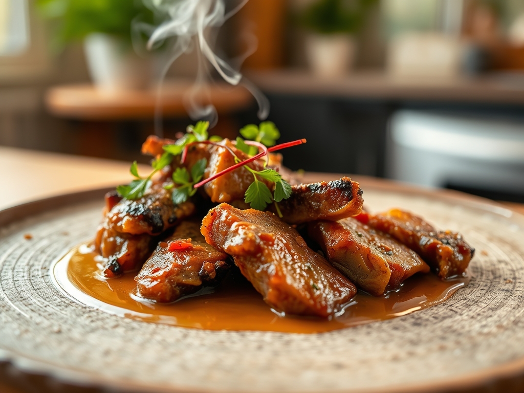 Carne de porco à alentejana real