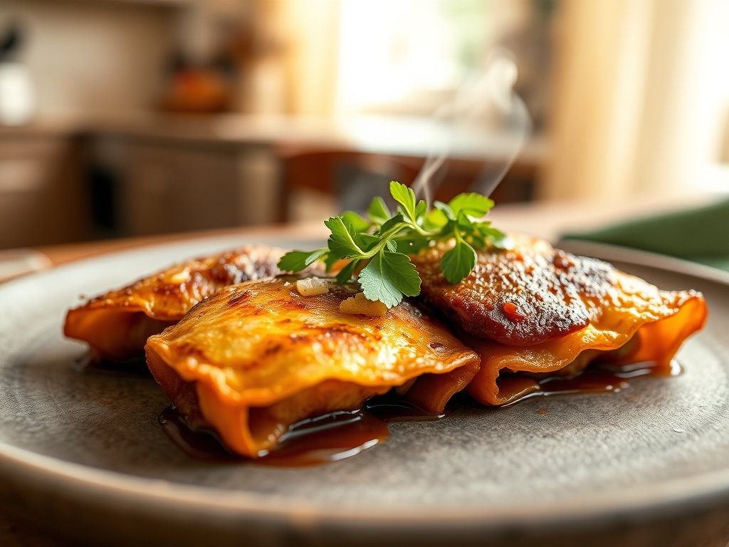 Costeletas de borrego com hortelã