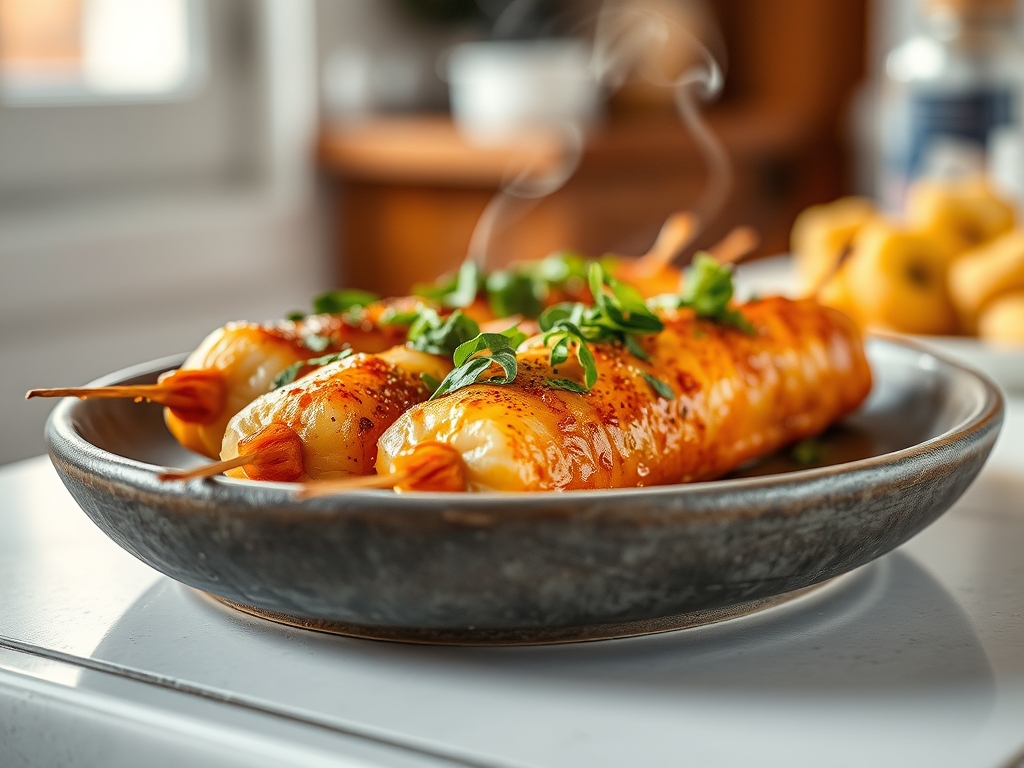 Espetada de marisco com lulas