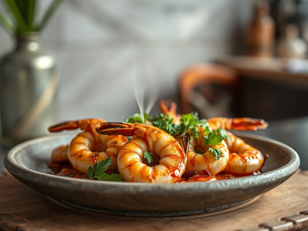 Gambas ao sal de mestre