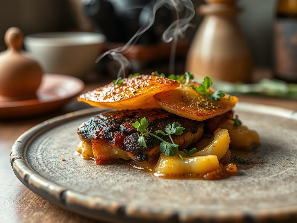 Posta Mirandesa na brasa