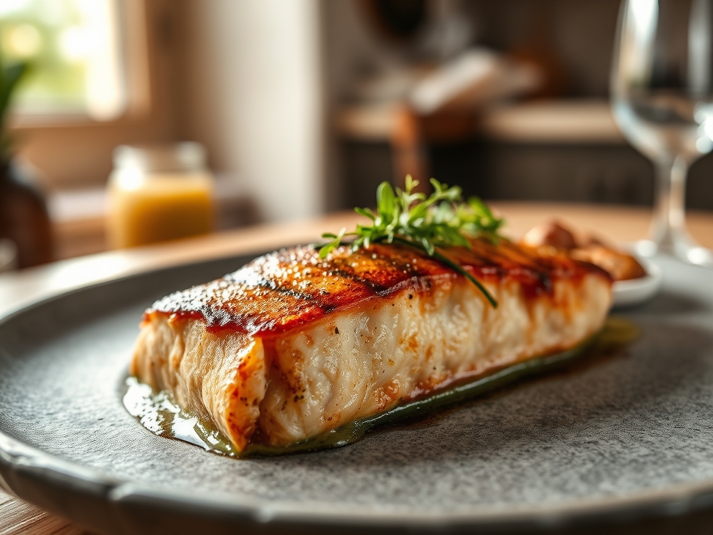 Robalo ao sal no forno